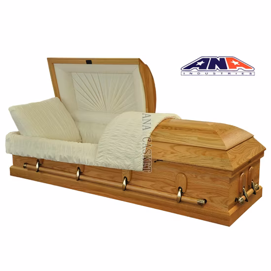 Funeral Army/Navy/Airforce Solid Wood Casket