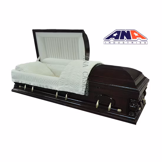 Funeral Army/Navy/Airforce Solid Wood Casket