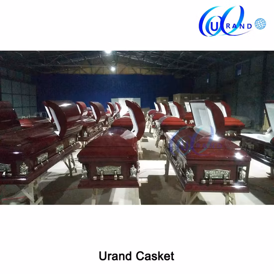 Caixão Urand de alta qualidade em cedro vermelho de alto brilho